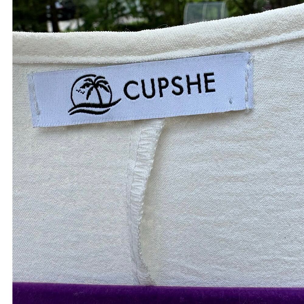 Cupshe Beach Cover Up With Colorful Crotchet Details S Beachy Resort Pool Cruise - Picture 4 of 6